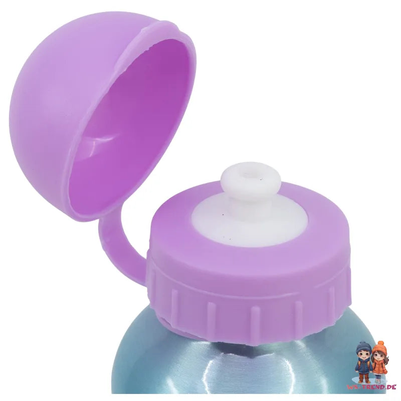 Gabbys Dollhouse Kinder 4 tlg Set Brotdose 3 Kammern Alu-Trinkflasche Besteck - WS-Trend.de