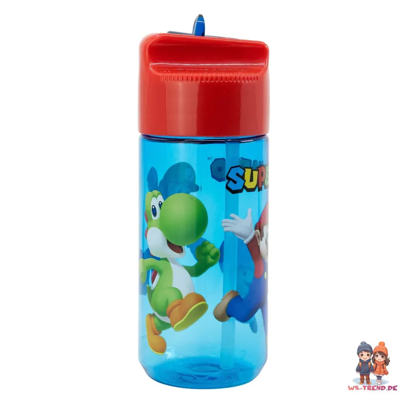 Super Mario Luigi Yoshi Toady Kinder Trinkflasche Wasserflasche Flasche 410 ml - WS-Trend.de