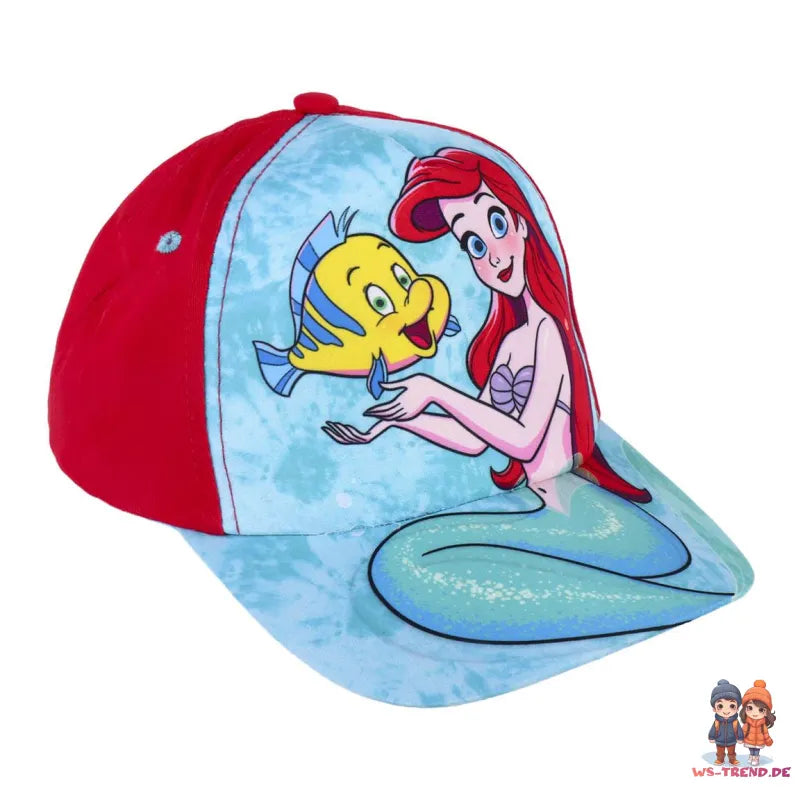 Disney Arielle Meerjungfrau Kinder Set Basecap plus Sonnenbrille Mädchen Gr. 53 - WS-Trend.de