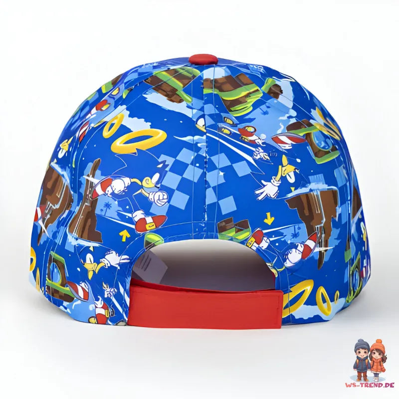 Sonic The Hedgehog Jungen Basecap Baseball Kappe Mütze Gr.55 - WS-Trend.de