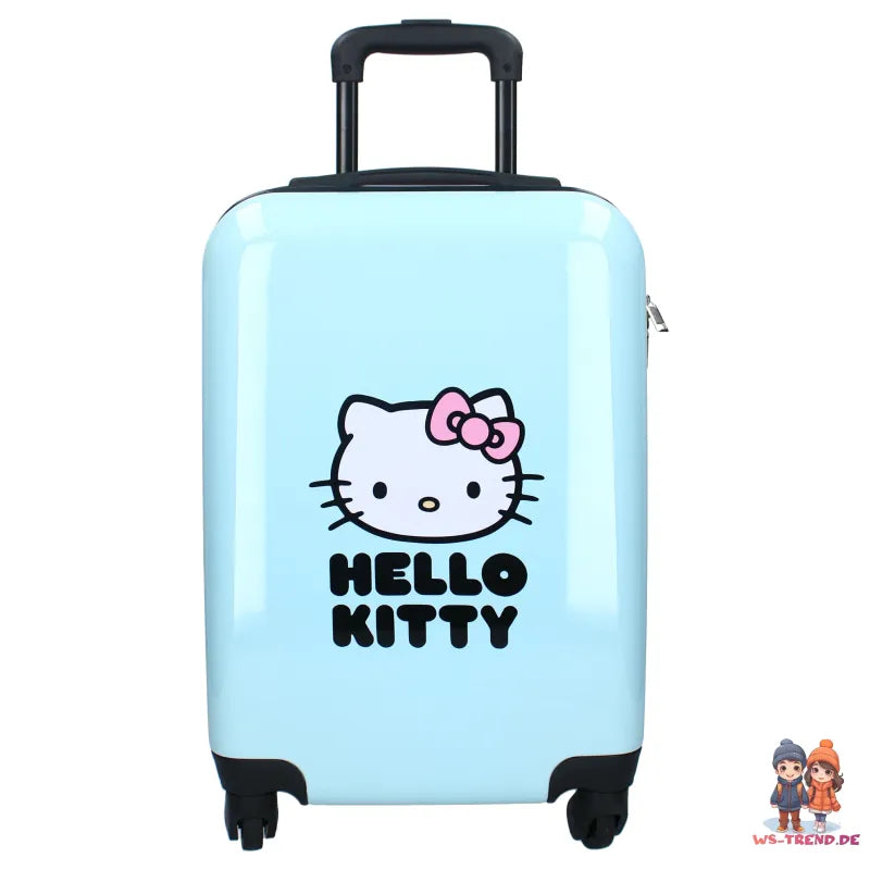 Hello Kitty 2 tlg. Set Trolley Koffer Reisekoffer plus Alu Trinkflasche 500 ml - WS-Trend.de