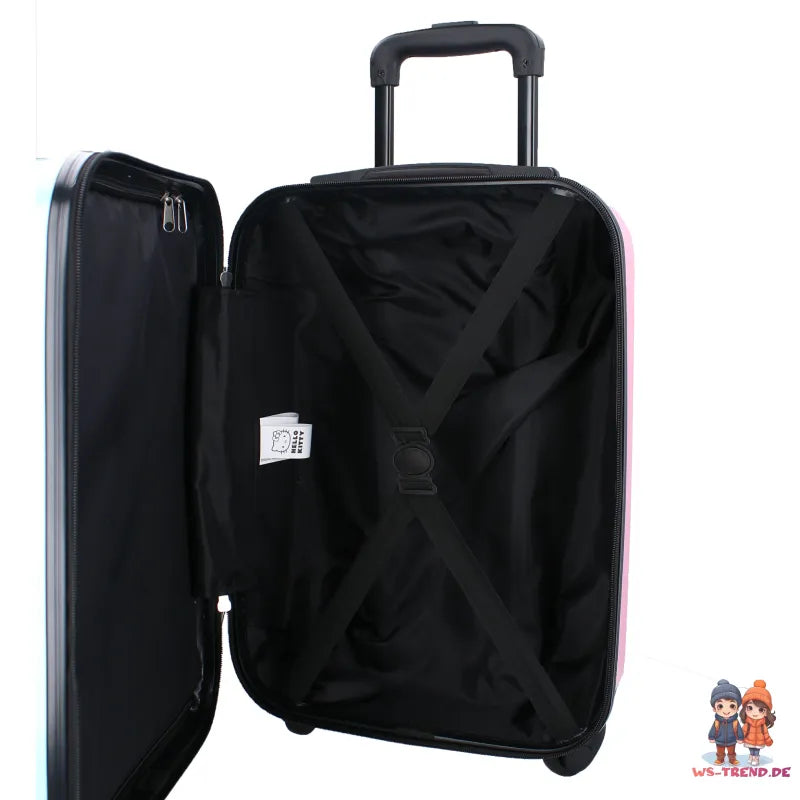 Hello Kitty 2 tlg. Set Trolley Koffer Reisekoffer plus Alu Trinkflasche 500 ml - WS-Trend.de