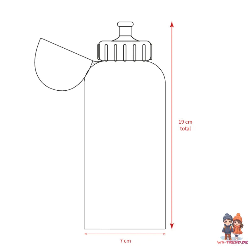 Hello Kitty 2 tlg. Kinder Lunch Set Brotdose XL Alu Trinkflasche 500 ml WS Trend.de