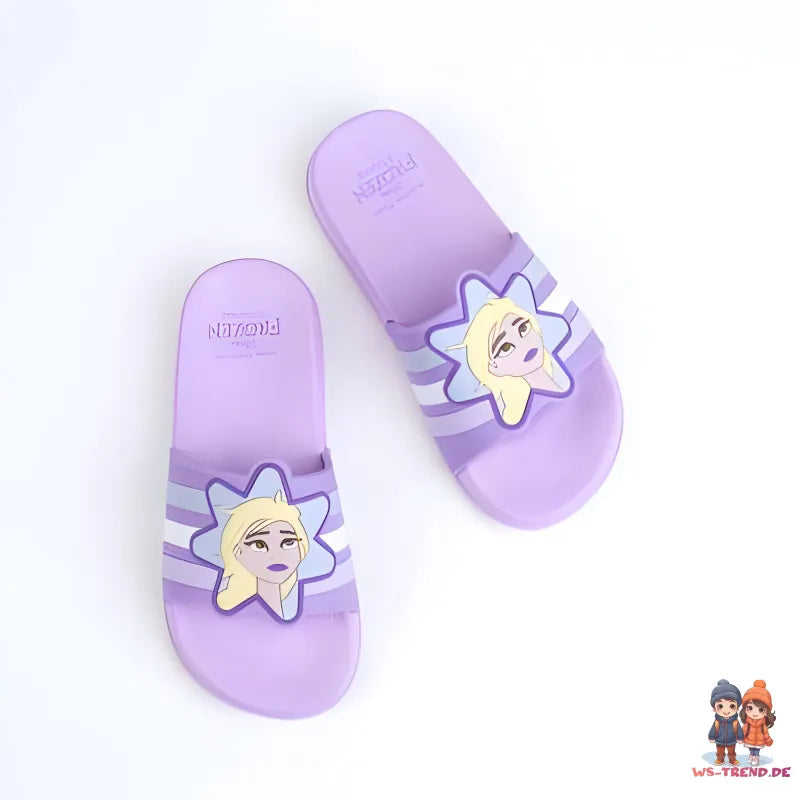 Disney Die Eiskönigin Elsa Mädchen Kinder 3D Sandalen Badeschuhe - WS-Trend.de