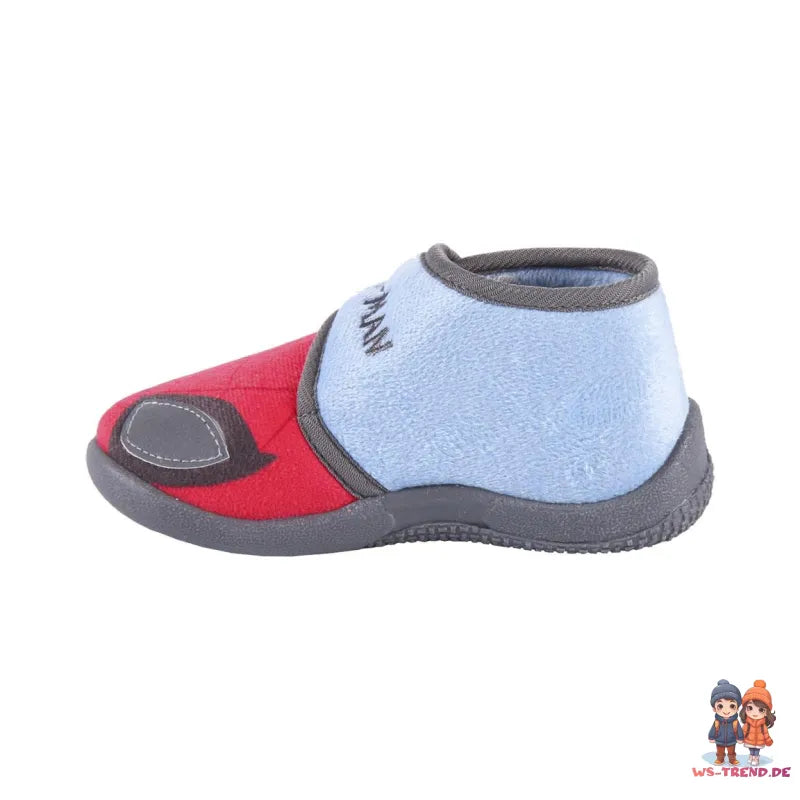 Marvel Spiderman Kinder Jungen Hausschuhe Kitaschuhe - WS-Trend.de Schlüpfschuhe Klett 23 - 28