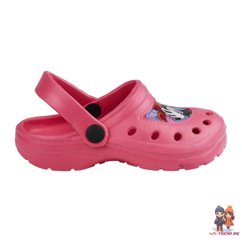 Disney Minnie Maus Kinder Clogs Badeschuhe - WS-Trend.de Latschen Mädchen 24 bis 31