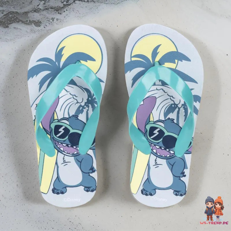 Disney Lilo und Stitch Kinder Flip Flops Latschen Zehentrenner WS Trend.de Gr. 28 35