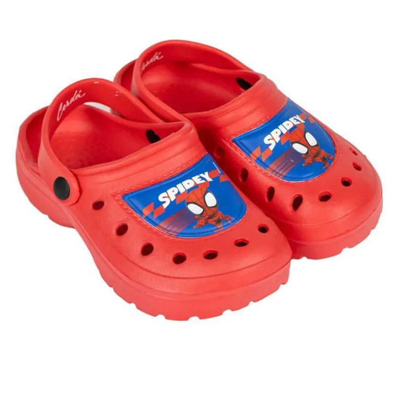 Marvel Spiderman Jungen Clogs Kinder Sandalen Badeschuhe Latschen - WS-Trend.de Gr. 22-29