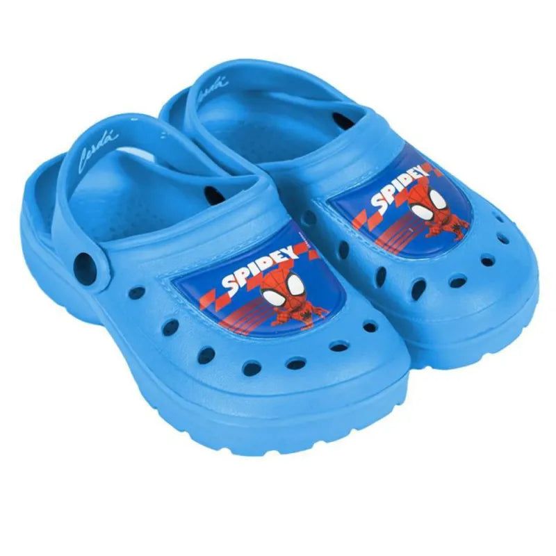 Marvel Spiderman Jungen Clogs Kinder Sandalen Badeschuhe Latschen - WS-Trend.de Gr. 22-29