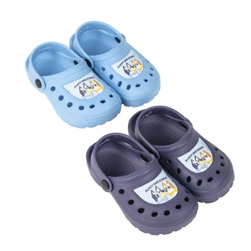 Bluey und Bingo Kinder Clogs Badeschuhe Latschen - WS-Trend.de Gr. 24 bis 31