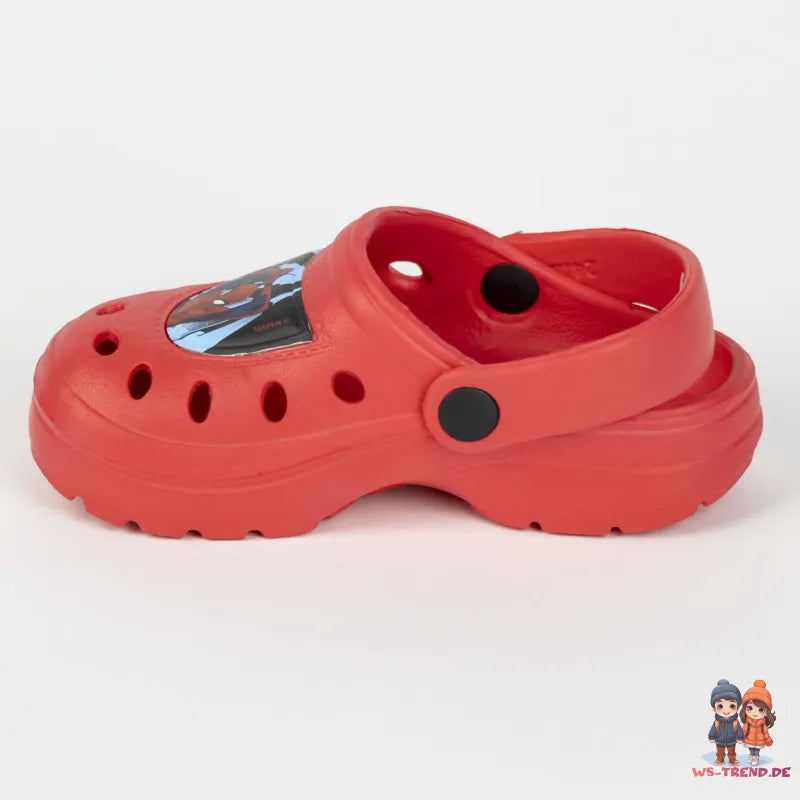 Marvel Spiderman - Kinder Sandalen Clogs Badeschuhe - WS-Trend.de Avengers Latschen Jungen