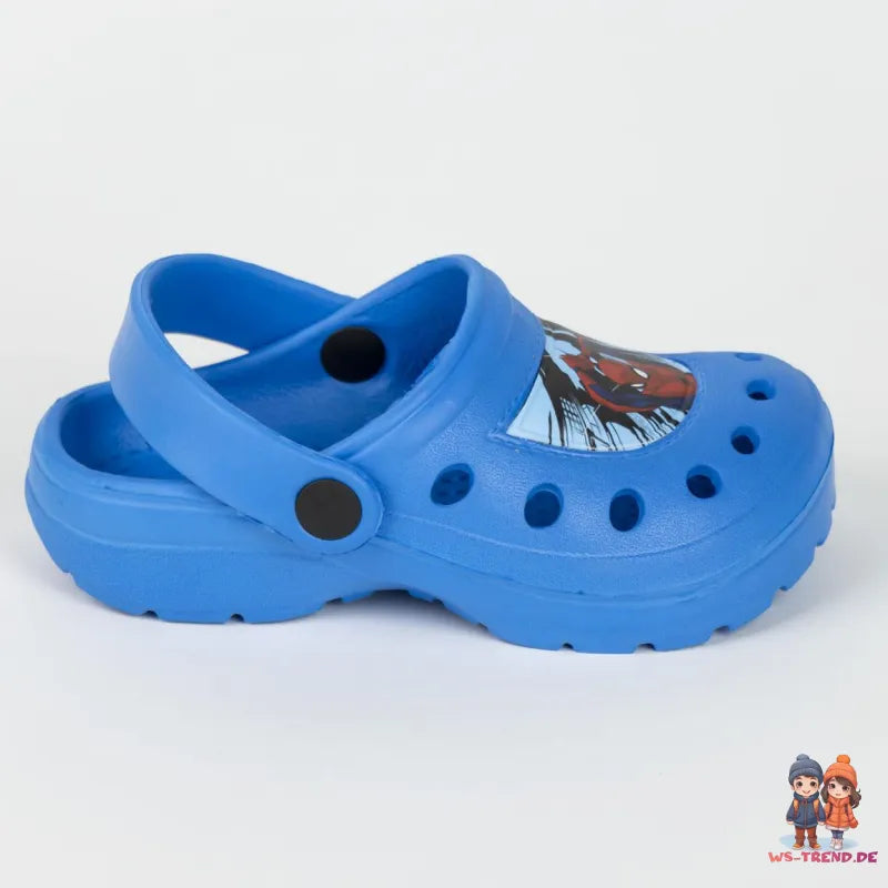Marvel Spiderman - Kinder Sandalen Clogs Badeschuhe - WS-Trend.de Avengers Latschen Jungen