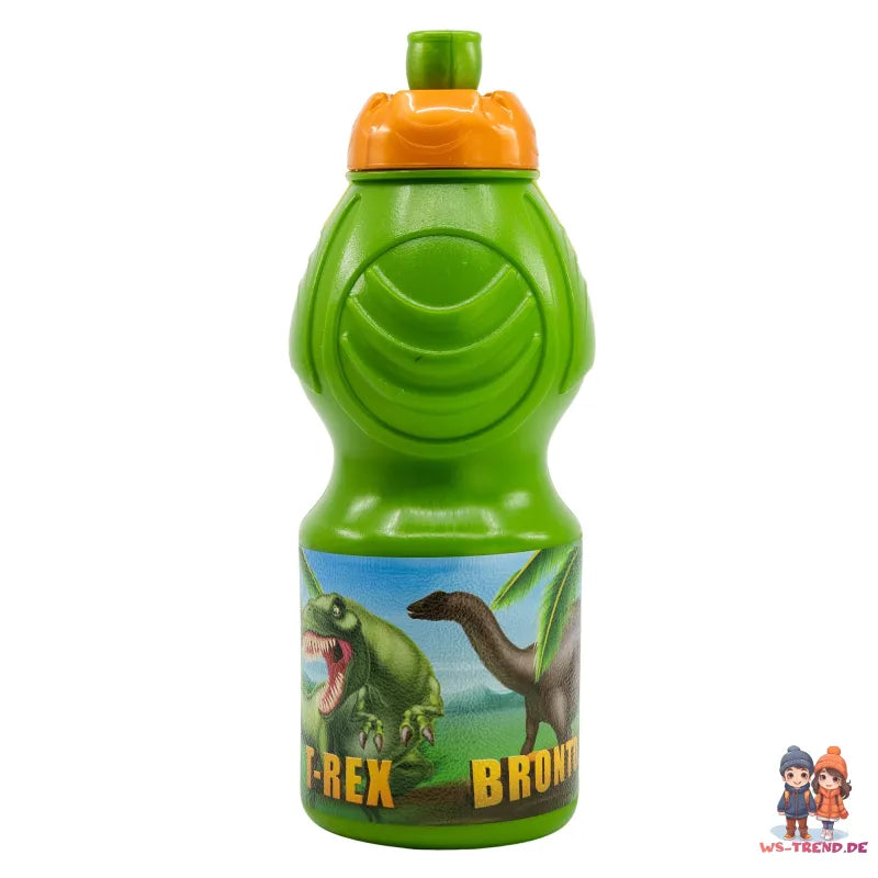 Dinosaurier T-Rex Kinder 2 teiliges Set Brotdose mit 3 Kammern plus Trinkflasche - WS-Trend.de