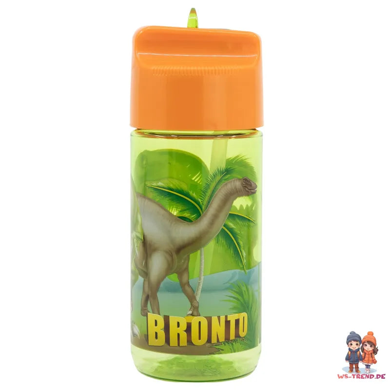 Dinosaurier T-Rex Bronto Kinder Wasserflasche Trinkflasche Flasche 430 ml - WS-Trend.de