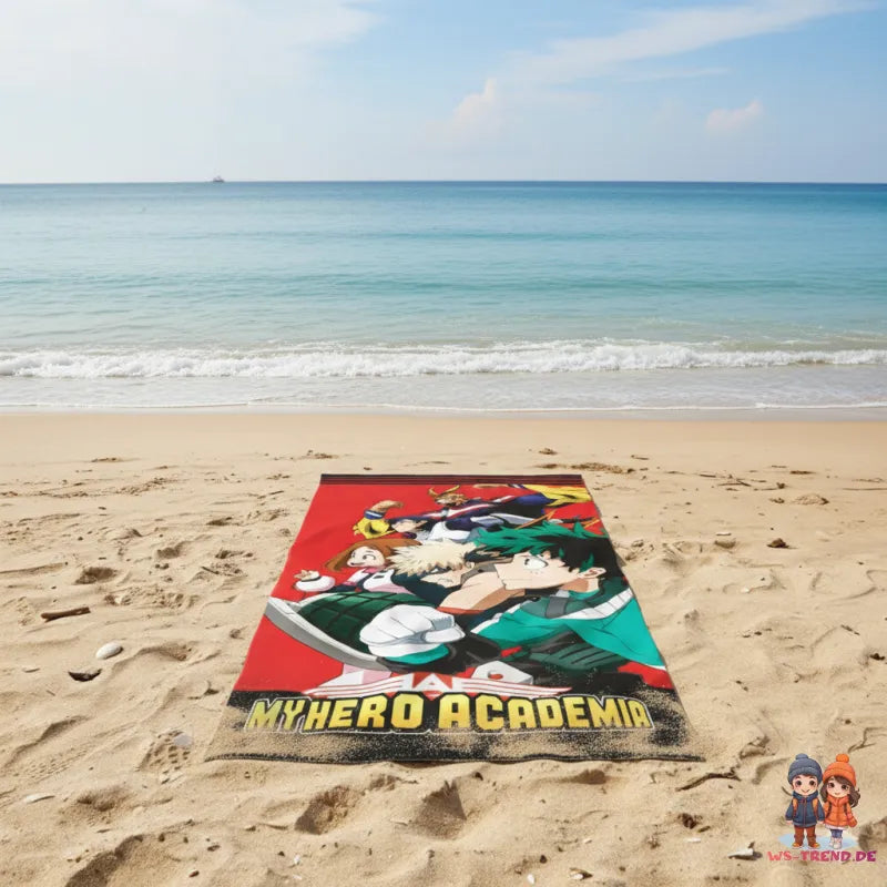 My Hero Academia Badetuch Strandtuch 70x140cm - WS-Trend.de Handtuch Badehandtuch XXL 70x140 NEU