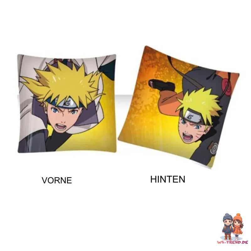 Naruto Shippuden Kinder Bettwäsche Mikrofaser 2tlg Set - WS-Trend.de 135/140x200 63x63 cm