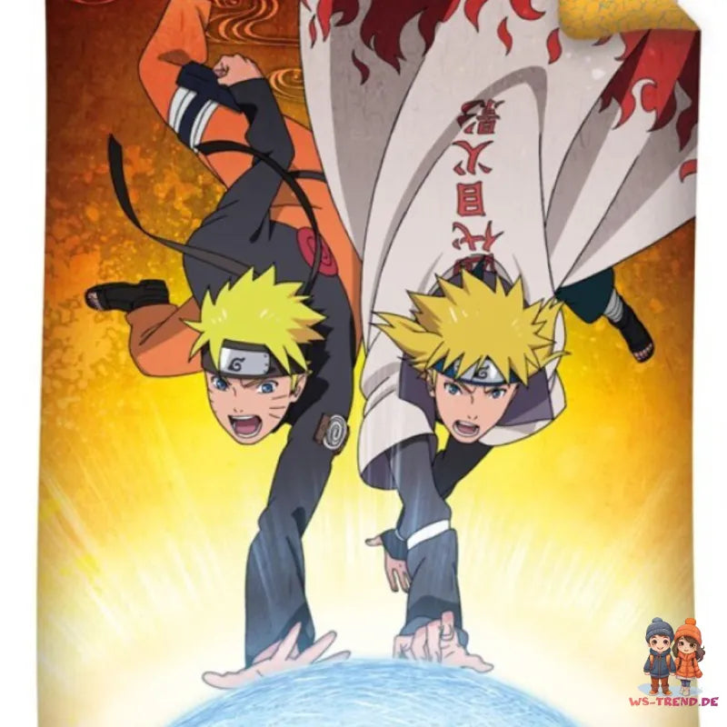 Naruto Shippuden Kinder Bettwäsche Mikrofaser 2tlg Set - WS-Trend.de 135/140x200 63x63 cm