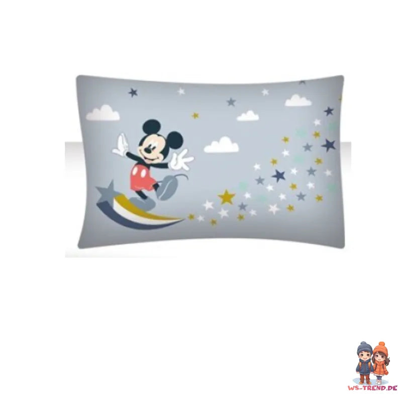 Disney Mickey Maus Baby Bettwäsche Set 100x135 40x60 - WS-Trend.de 100x135/140 100% Baumwolle