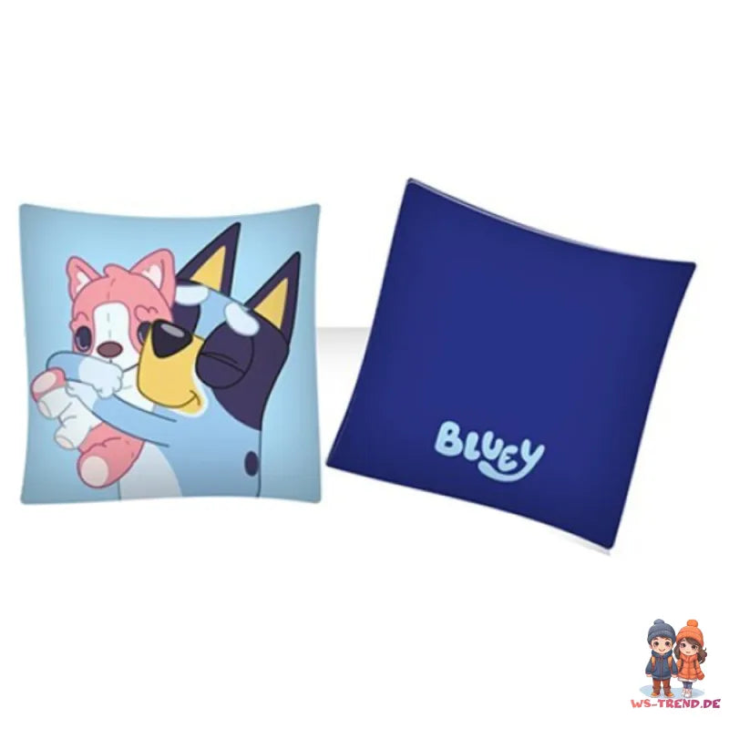 Bluey und Bingo Kinder Bettwäsche 2tlg. Set 135-140x200 65x65 100% Baumwolle - WS-Trend.de