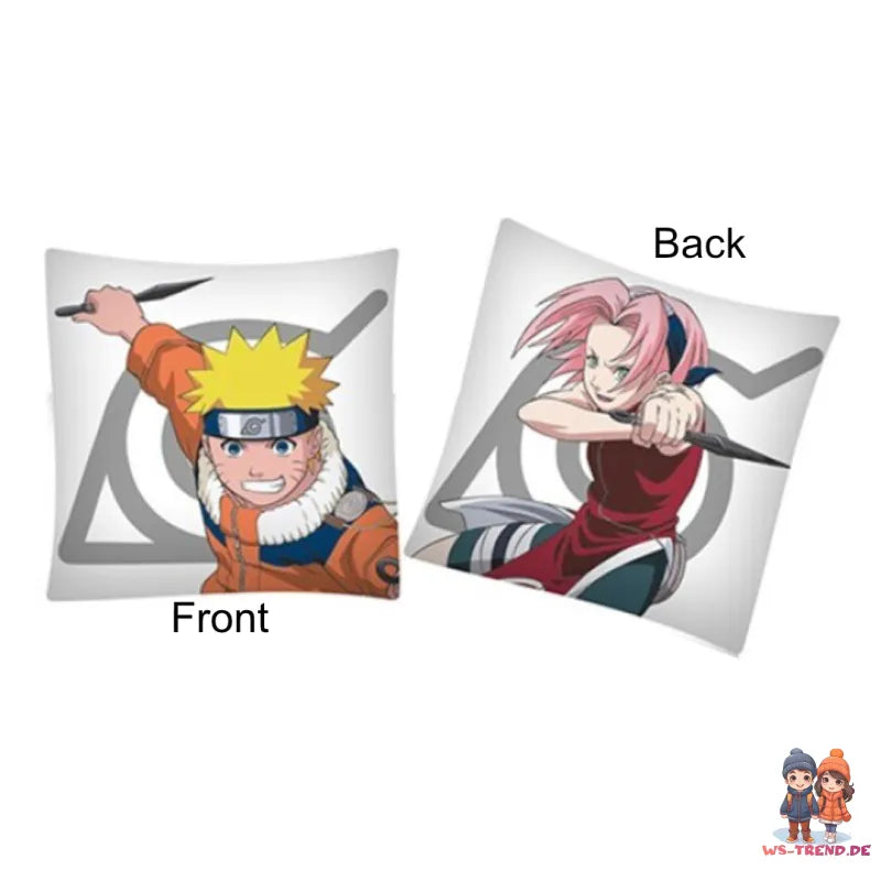 Anime Naruto Kinder Bettwäsche 2tlg. Set 135-140x200 65x65 Sakura Sasuke - WS-Trend.de