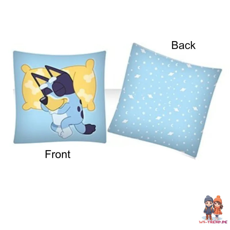 Bluey und Bingo Kinder Bettwäsche 2tlg. Set 135-140x200 65x65 PolyCotton - WS-Trend.de