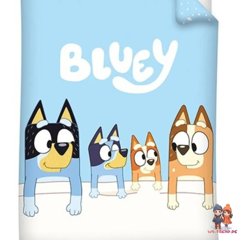 Bluey und Bingo Kinder Bettwäsche 2tlg. Set 135-140x200 65x65 PolyCotton - WS-Trend.de