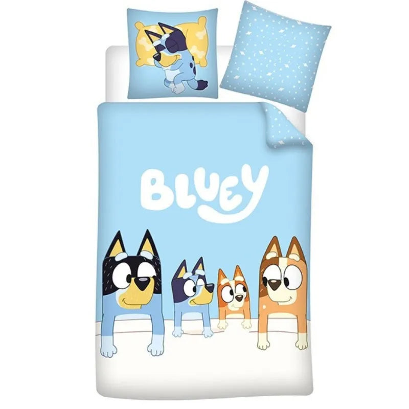 Bluey und Bingo Kinder Bettwäsche 2tlg. Set 135-140x200 65x65 PolyCotton - WS-Trend.de