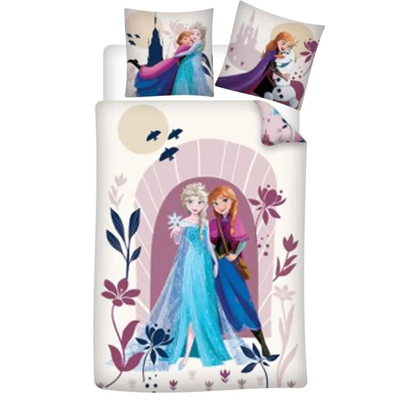 Disney Die Eiskönigin Bettwäsche Kinderbettwäsche Set 135/140x200 65x65 cm - WS-Trend.de