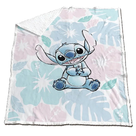 Disney Lilo und Stitch Coral Decke warme Kuscheldecke 130x170 cm - WS-Trend.de