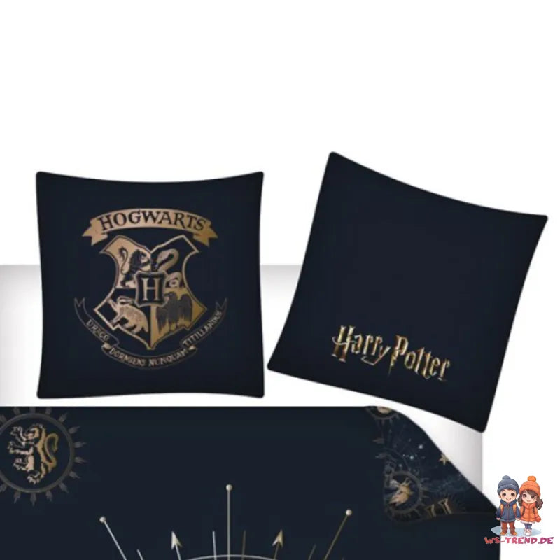 Harry Potter Hogwarts Kinder Bettwäsche 2tlg. Set 135 140x200 65x65 cm WS Trend.de
