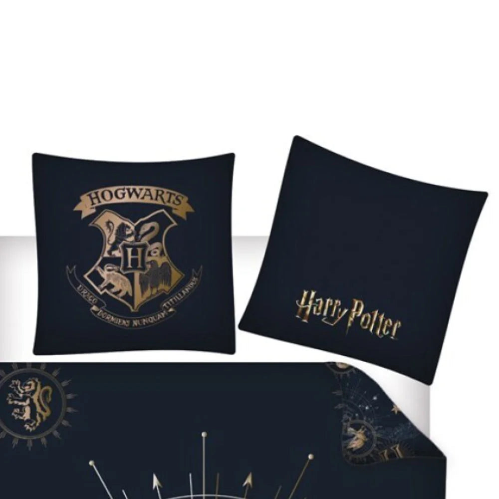 Harry Potter Hogwarts Kinder Bettwäsche 2tlg. Set 135-140x200 65x65 cm - WS-Trend.de