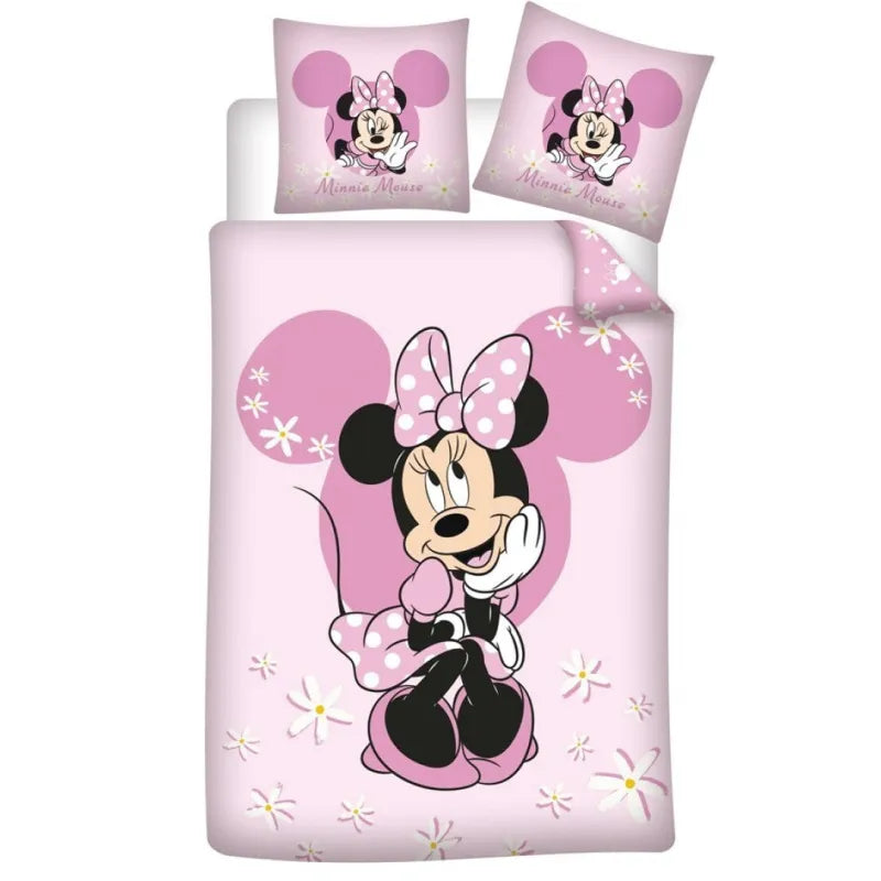 Disney Minnie Maus Kinder Bettwäsche 2tlg. Set 135 140x200 65x65 cm WS Trend.de