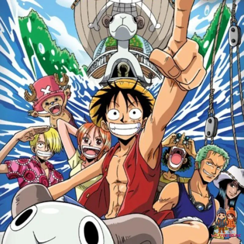 Anime One Piece Monkey D Ruffy Bettwäsche 2tlg. Set 135-140x200 65x65 cm - WS-Trend.de