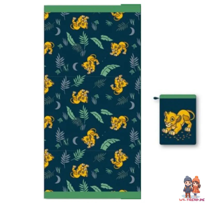 Disney König der Löwen 3 tlg Kinder Bademantel Handtuch Handschuh - WS-Trend.de Gr. 98 -128