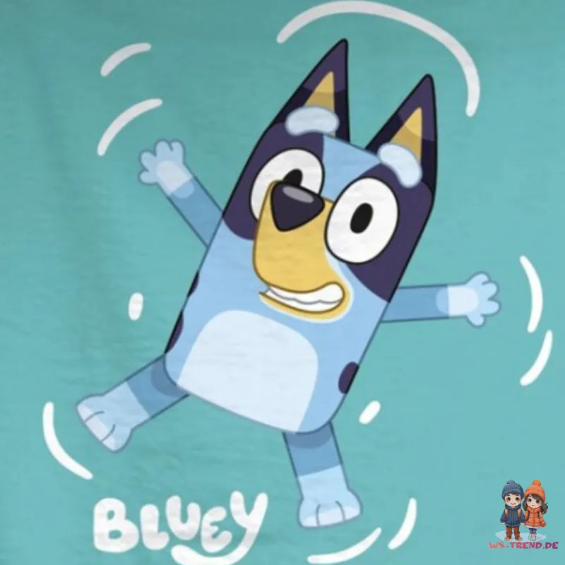 Bluey und Bingo Kinder Mikrofaser Strandtuch Badetuch 70 x 140 cm - WS-Trend.de