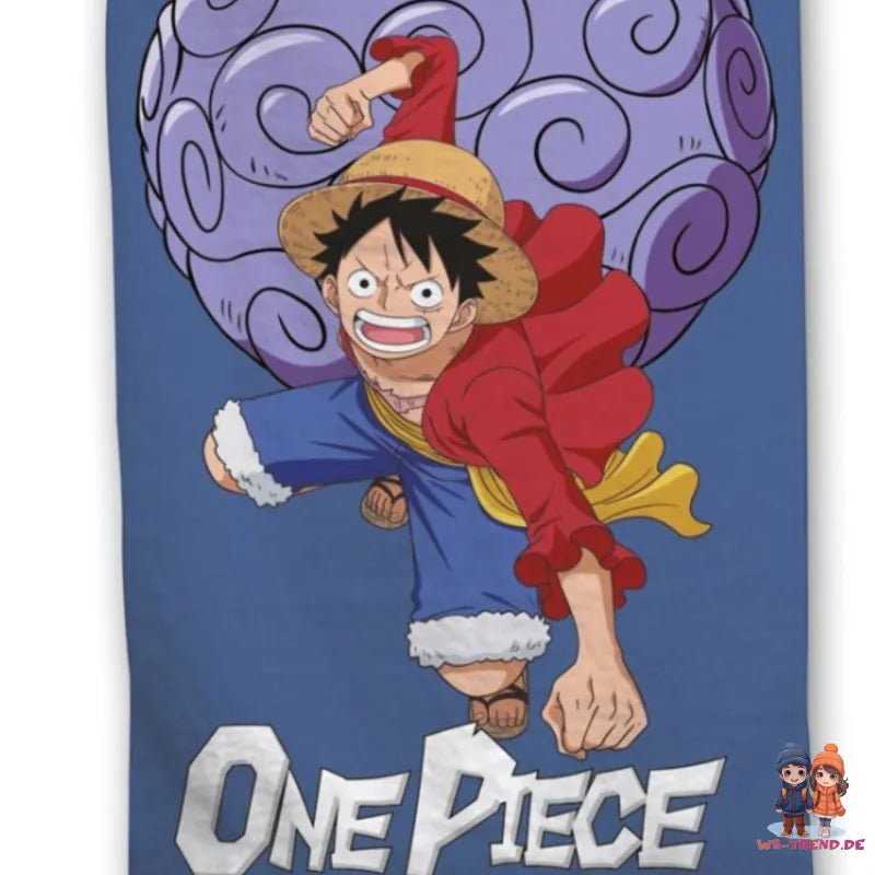 One Piece Monkey D Ruffy Mikrofaser Strandtuch Handtuch Badetuch 70x140 cm - WS-Trend.de