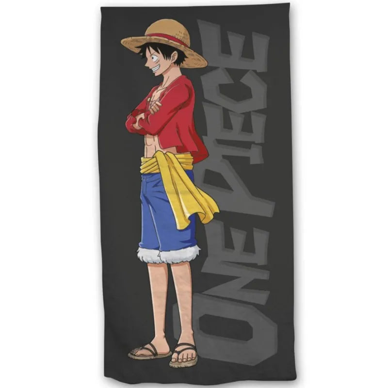 One Piece Monkey D Ruffy Mikrofaser Strandtuch Handtuch Badetuch 70x140 cm WS Trend.de