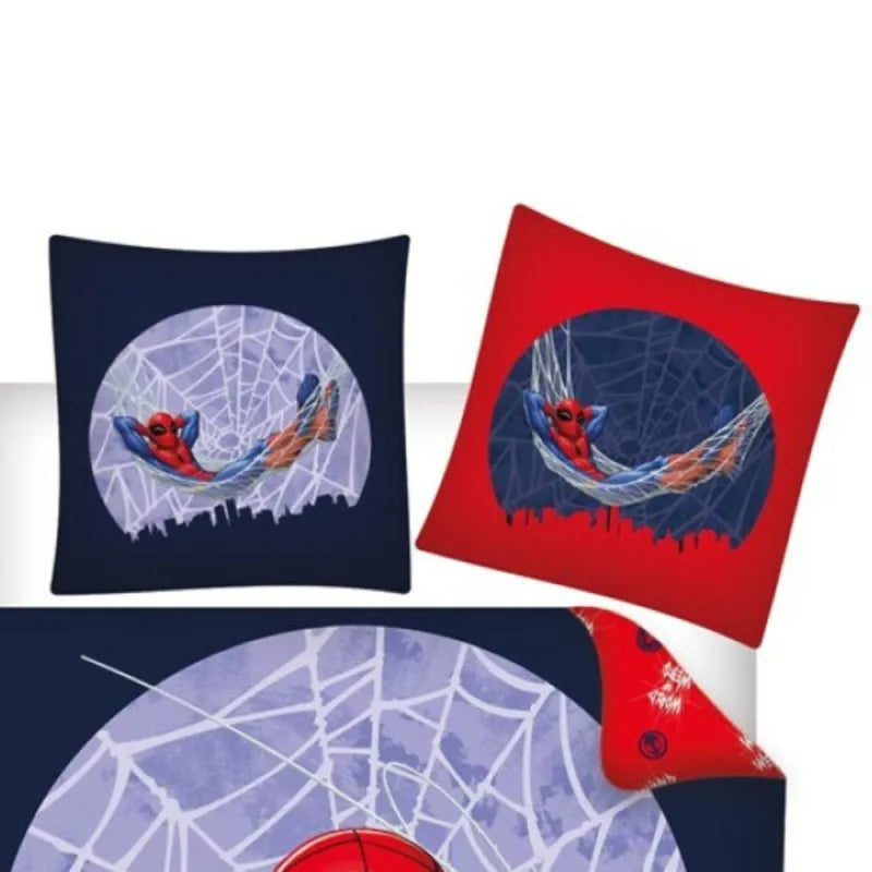 Marvel Spiderman Kinder Bettwäsche 2tlg. Set 135-140x200 65x65 cm - WS-Trend.de