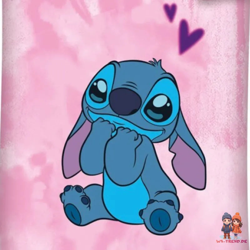 Disney Stitch Kinder Mikrofaser Bettwäsche 2tlg. Set 135-140x200 65x65 cm - WS-Trend.de