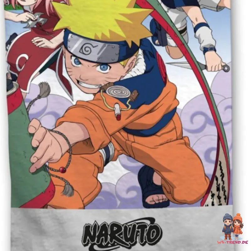 Anime Naruto Shippuden Mikrofaser Strandtuch Handtuch Badetuch XXL 90x170 cm - WS-Trend.de