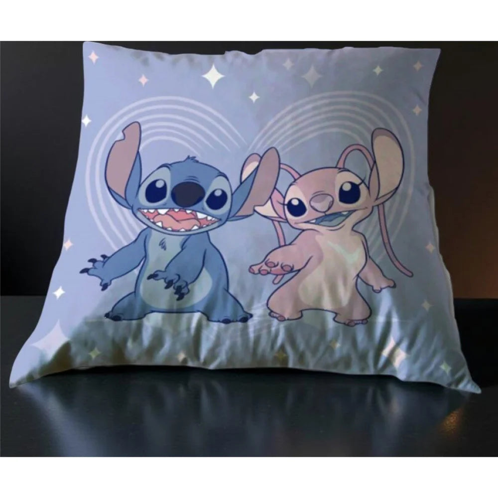 Disney Stitch Angel Velours Kissen Dekokissen 35x35 cm - WS-Trend.de
