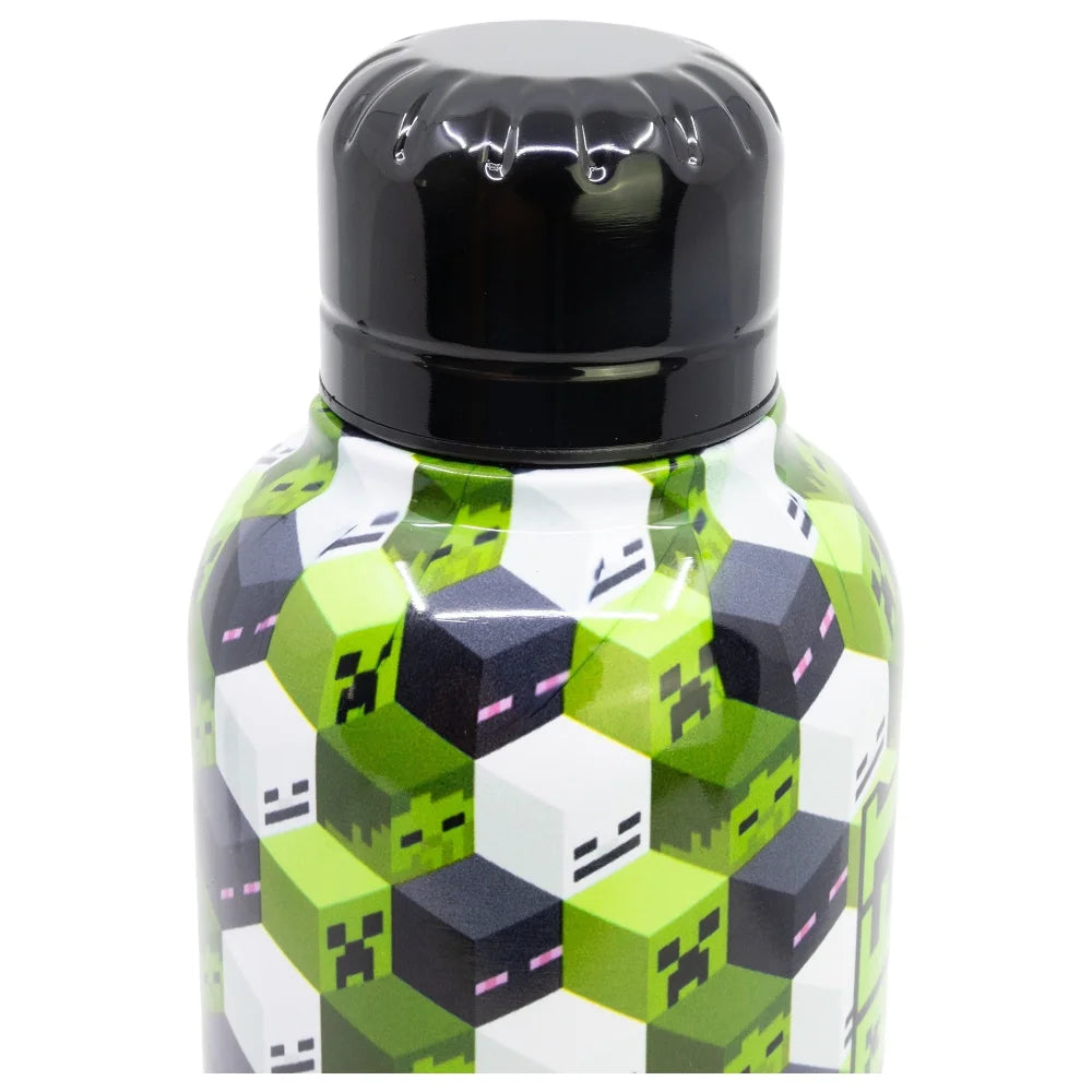 Minecraft Creeper Edelstahl Thermo Wasserflasche Trinkflasche Flasche 515 ml - WS-Trend.de