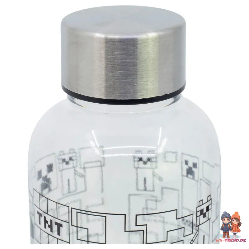 Minecraft Creeper Wasserflasche Trinkflasche Flasche XL 850 ml - WS-Trend.de Enderman Zombie Skelett 980