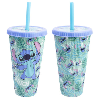 Disney Lilo und Stitch XL Kaffeebecher Becher To-Go Halm 790 ml - WS-Trend.de