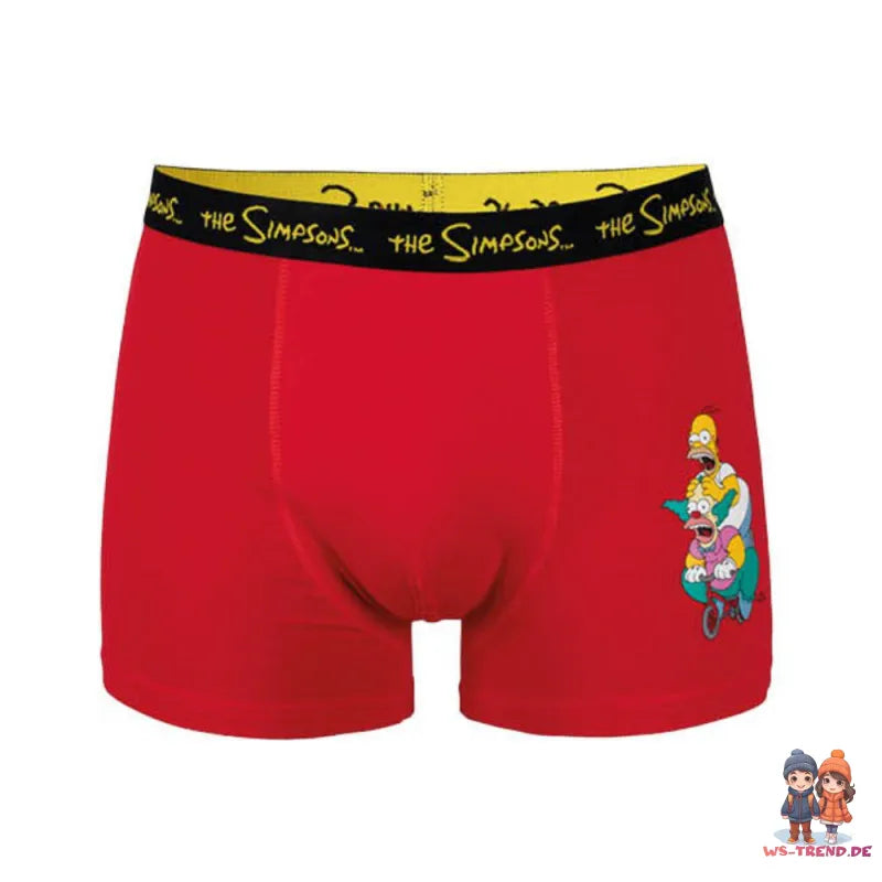 Die Simpsons Homer Krusty Herren Boxershorts Unterhose 3er Pack - WS-Trend.de Gr. M bis XXL