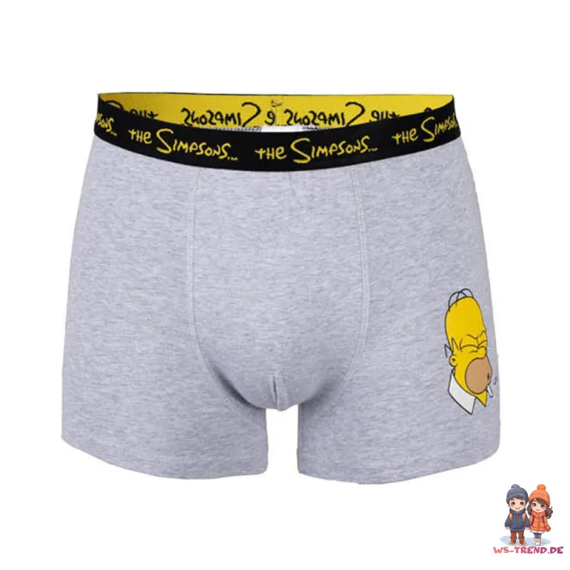 Die Simpsons Homer Krusty Herren Boxershorts Unterhose 3er Pack - WS-Trend.de Gr. M bis XXL
