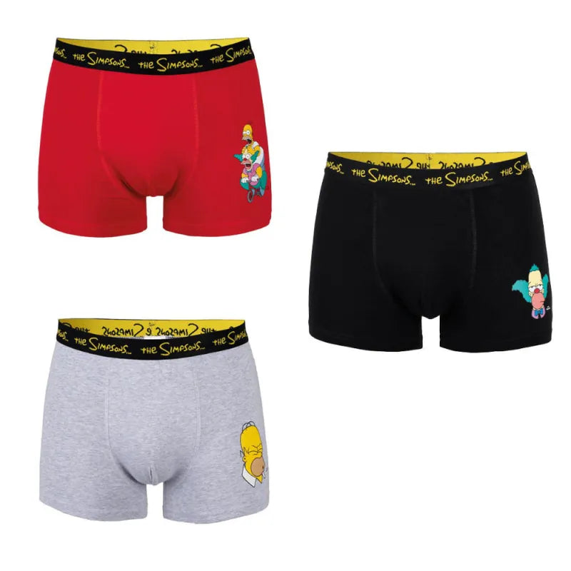 Die Simpsons Homer Krusty Herren Boxershorts Unterhose 3er Pack - WS-Trend.de Gr. M bis XXL