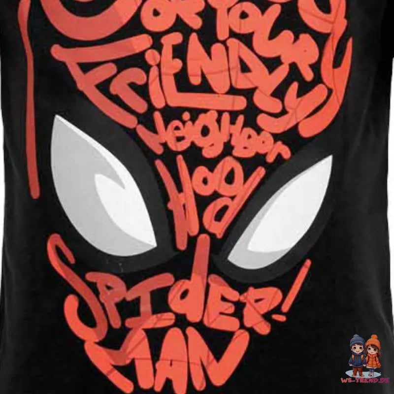 Marvel Spiderman T-Shirt Kurzarm Kinder Jungen Shirt - WS-Trend.de 92-128 100% Baumwolle