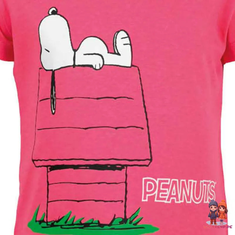Peanuts Snoopy Kinder Mädchen kurzarm T-Shirt Shirt - WS-Trend.de Gr. 92-128 100% Baumwolle