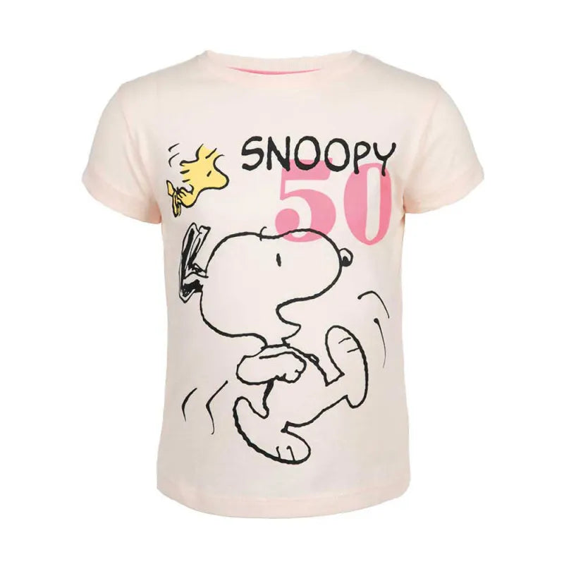 Peanuts Snoopy Kinder Mädchen kurzarm T-Shirt Shirt - WS-Trend.de Gr. 92-128 100% Baumwolle